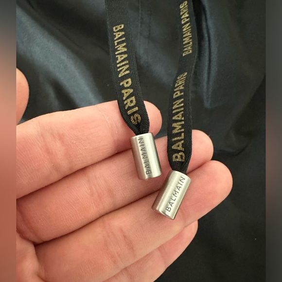 SOLD. Balmain Logo Print Swim Shorts black and gold size Medium. Brand New - Picture 5 of 10